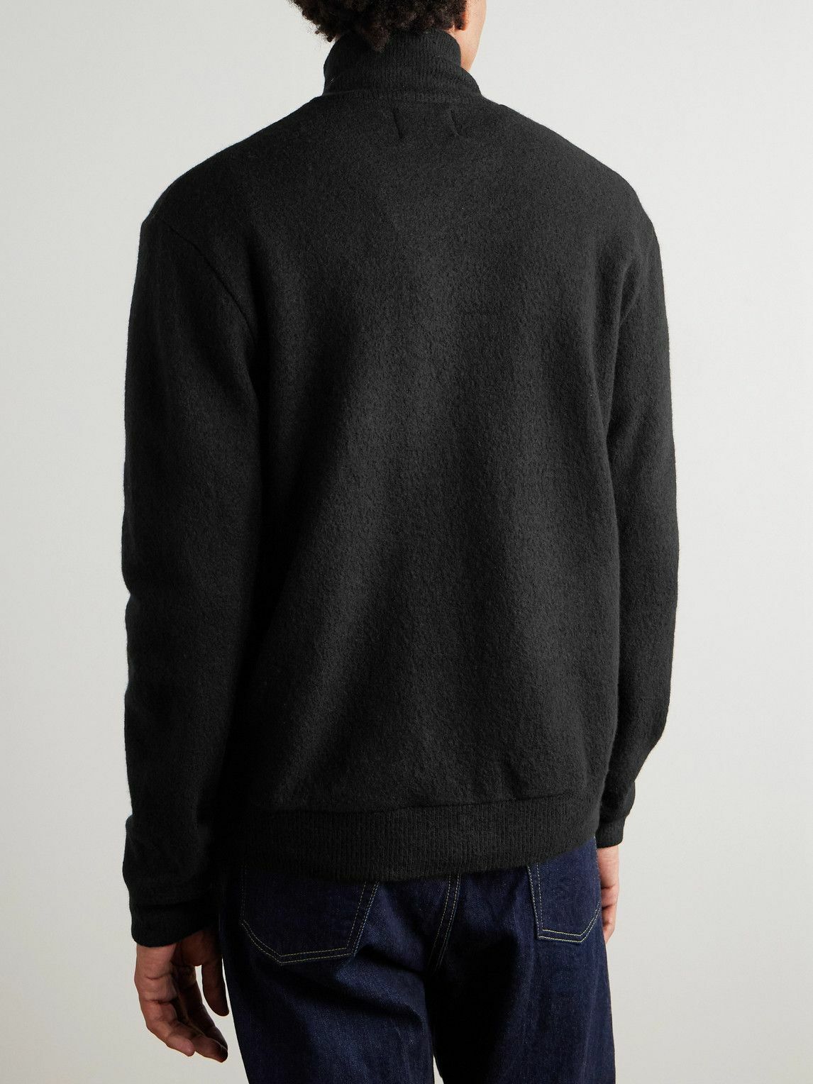 NN07 - 6398 Merino Wool-Felt Jacket - Black