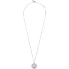 Jil Sander Silver Pendant Necklace