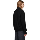 OUR LEGACY Black Evening Polo Cardigan