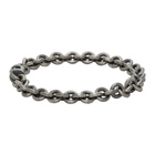 Le Gramme Gunmetal Slick Polished Le 21 Grammes Entrelacs Bracelet