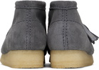 Clarks Originals Gray Wallabee Boots