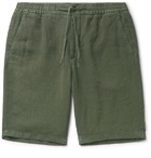NN07 - Seb Linen Drawstring Shorts - Green