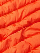 Belstaff - Logo-Appliquéd Quilted Ripstop Down Gilet - Orange