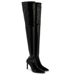Courreges - Over-the-knee vinyl boots