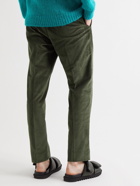 ERDEM - Benedict Straight-Leg Cotton-Blend Corduroy Trousers - Green