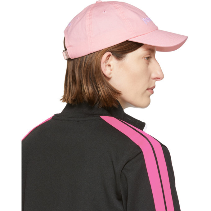 Palm Angels Pink Classic Logo Cap Palm Angels display picture 3