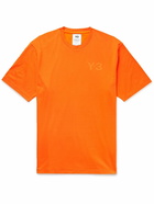 Y-3 - Logo-Appliquéd Stretch-Cotton Jersey T-Shirt - Orange