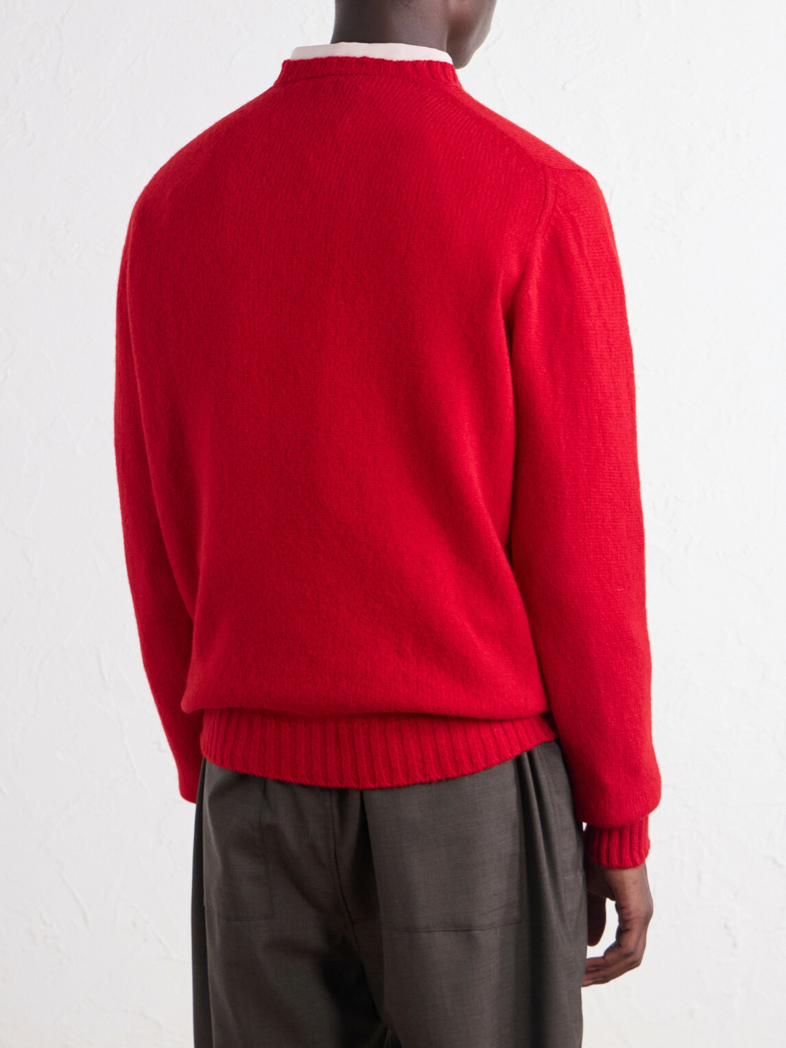 William Lockie - Virgin Wool Sweater - Red