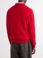 William Lockie - Virgin Wool Sweater - Red