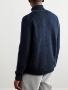 Massimo Alba - Baird Mohair and Silk-Blend Rollneck Sweater - Blue