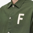 Foret Men's Club Overshirt in Dark Green