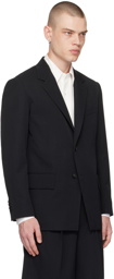 AURALEE Black Two-Button Blazer