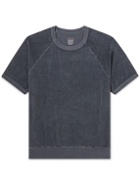 Save Khaki United - Garment-Dyed Organic Cotton-Terry T-Shirt - Blue