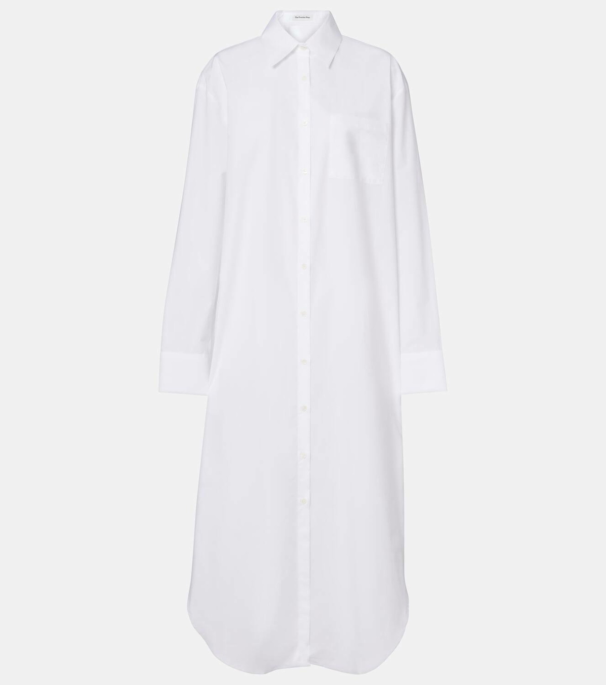The Frankie Shop Helena cotton shirt dress