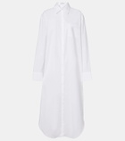 The Frankie Shop Helena cotton shirt dress