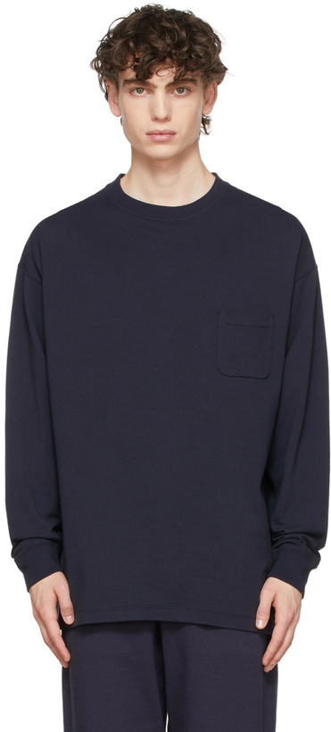 Photo: Nanamica Navy L/S Pocket T-Shirt