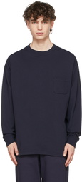 Nanamica Navy L/S Pocket T-Shirt