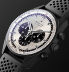 Zenith - El Primero Chronomaster 1969 42mm Ceramicised Aluminium and Rubber Watch - Silver