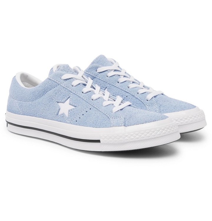 Photo: Converse - One Star OX Suede Sneakers - Men - Light blue