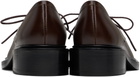 Nicole Saldaña Brown Fabiana Eyelet Loafers