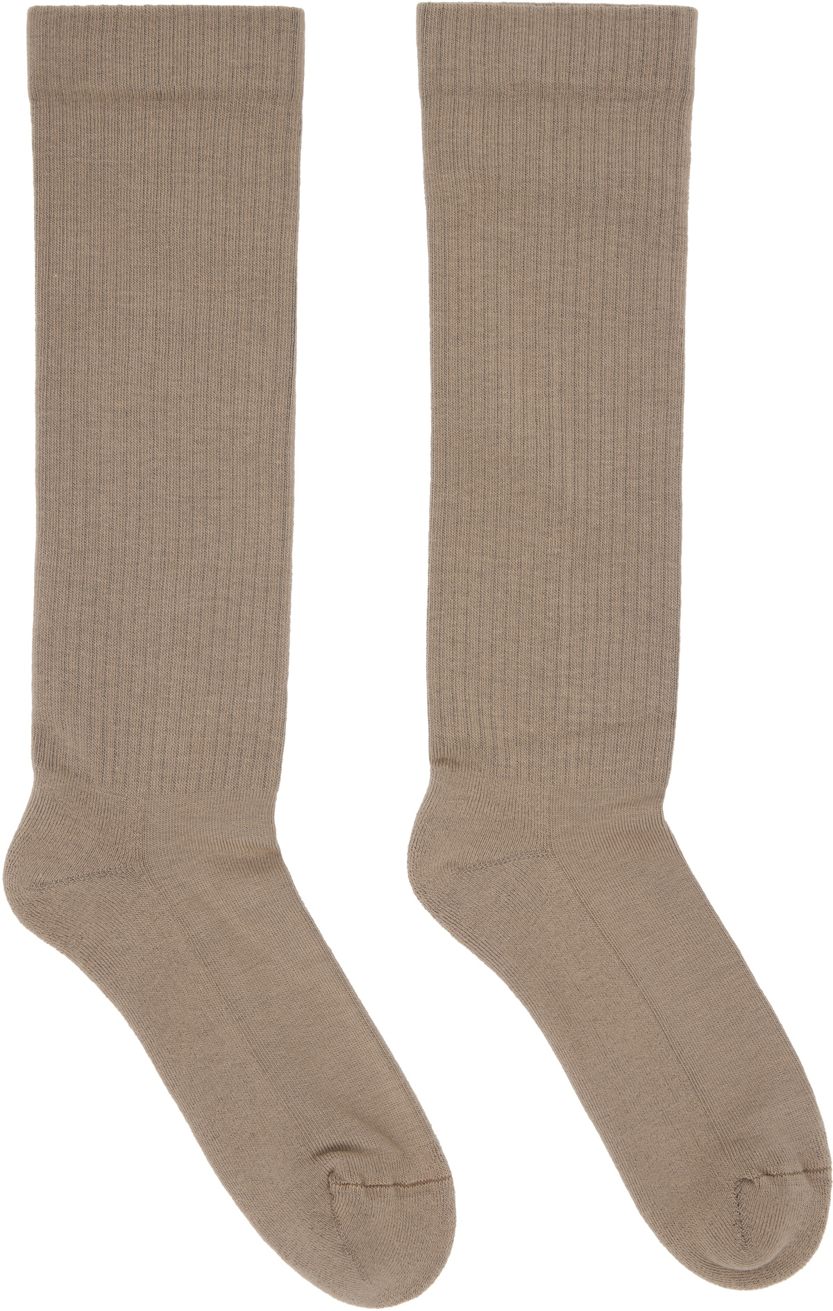 Rick Owens DRKSHDW Gray Concordians Knee High Socks