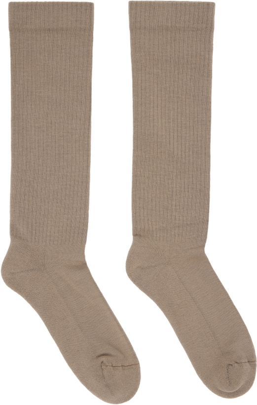 Photo: Rick Owens DRKSHDW Gray Concordians Knee High Socks