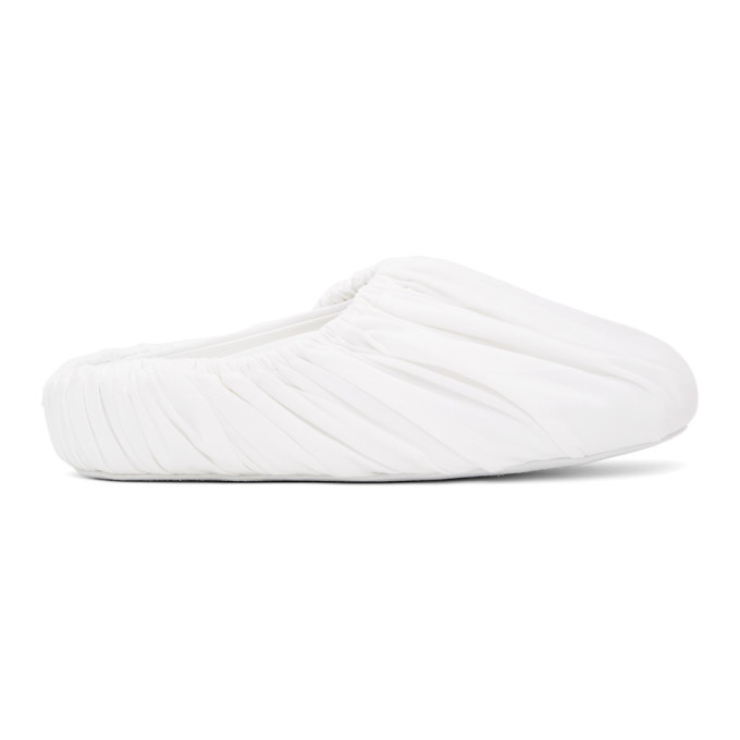 Photo: Maison Margiela White Cotton Covered Loafers