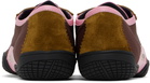 Nicole Saldaña Burgundy & Tan Simone Sneakers