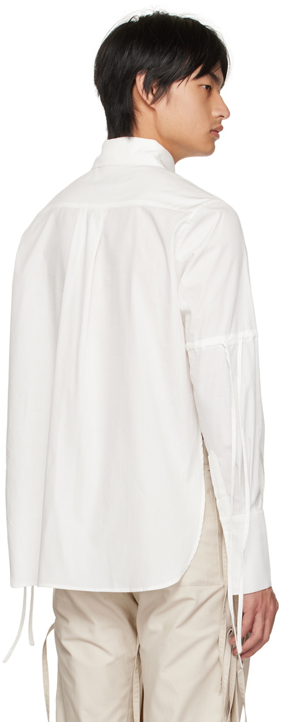 Carlota Barrera White Drawstring Shirt
