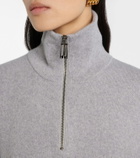 Victoria Beckham Wool and cashmere half-zip sweater