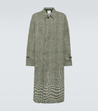 Burberry Checked silk and cotton-blend car coat