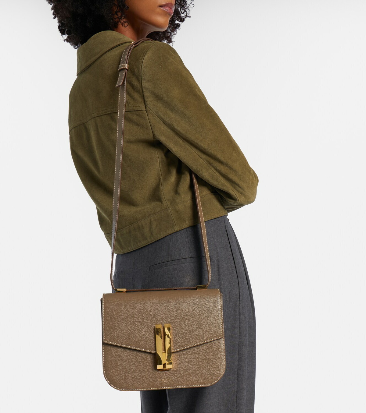 DeMellier Vancouver leather shoulder bag