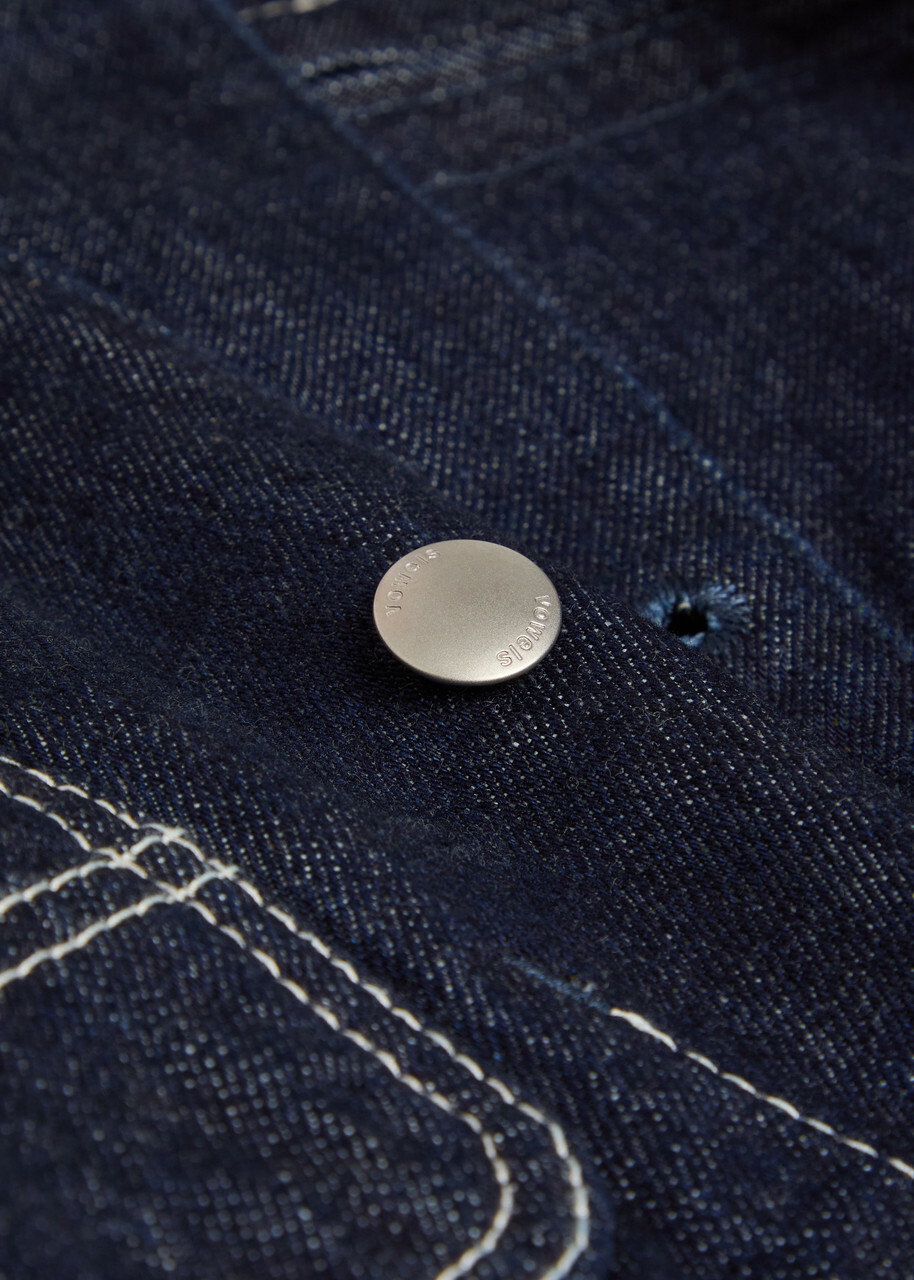 Vowels Patch Pocket Denim Jacket Indigo