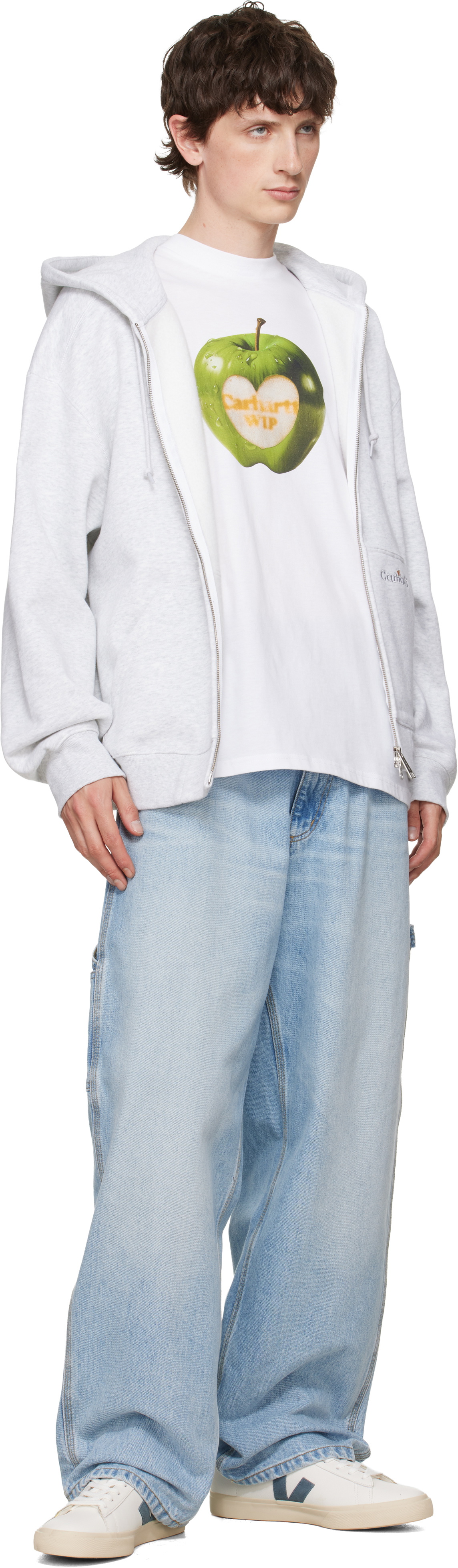 VEJA White Campo Leather Sneakers