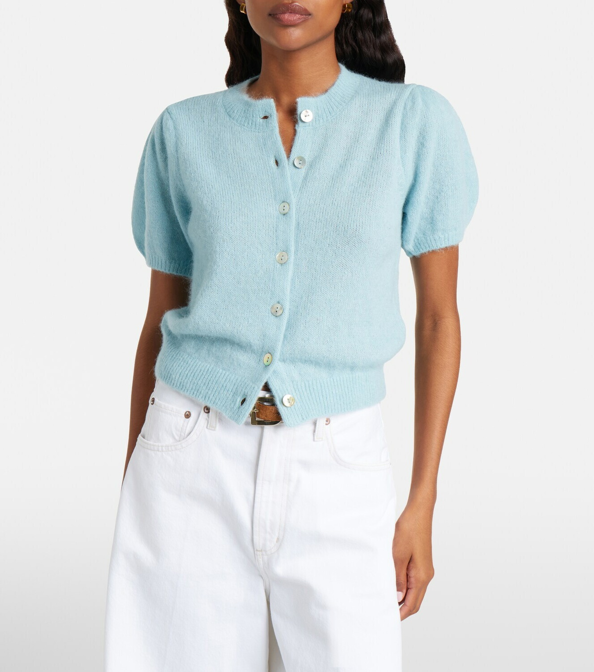 Dôen Anisa alpaca and wool-blend cardigan
