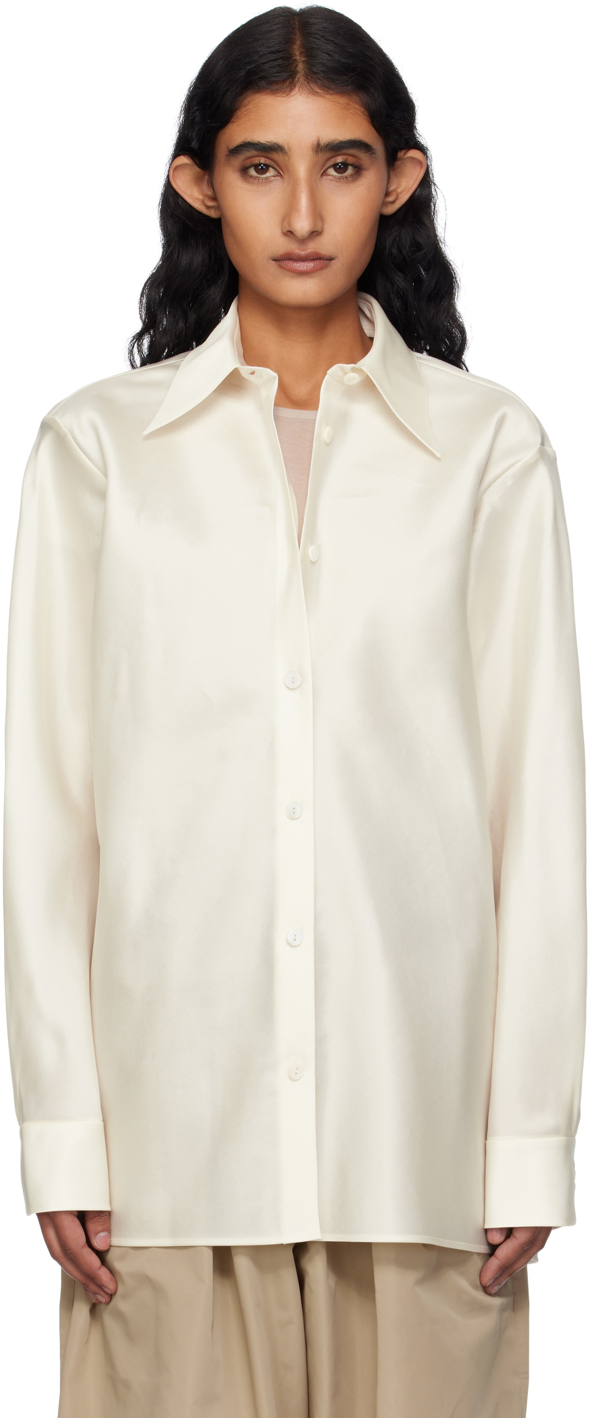 GIA STUDIOS Off-White Perle Shirt