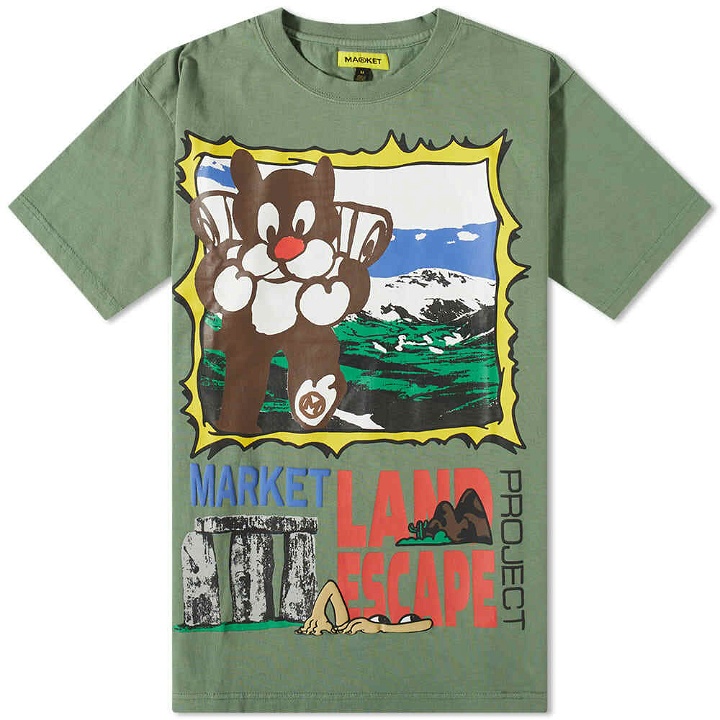 Photo: MARKET Men's Land Escape Project T-Shirt in Tea