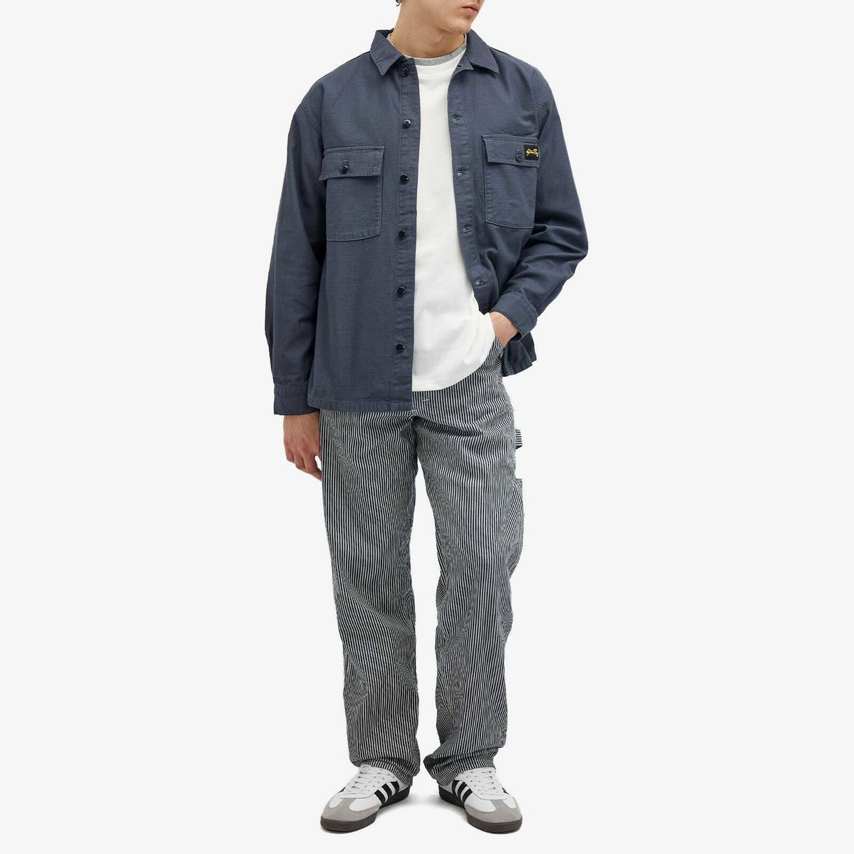 Stan Ray Men's OG Painter Pants in Hickory Stripe