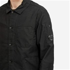 C.P. Company Men's Ottoman Workwear Shirt in Black