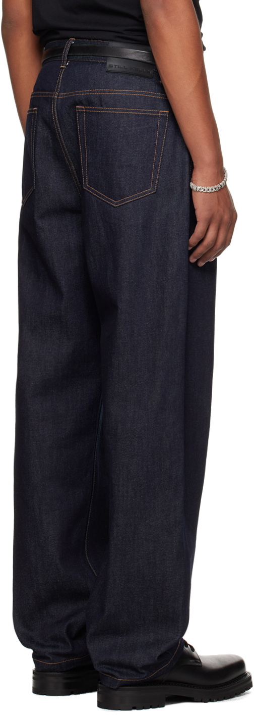 Still Kelly Indigo Raw Denim 6 Pocket Jeans