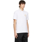 Versace Jeans Couture White Coin Logo Polo