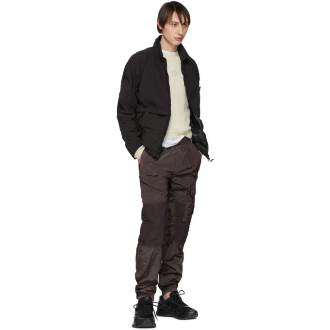 Stone Island Black Lamy Velour Jacket Stone Island
