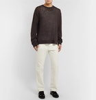 Our Legacy - Acre Linen Sweater - Men - Brown