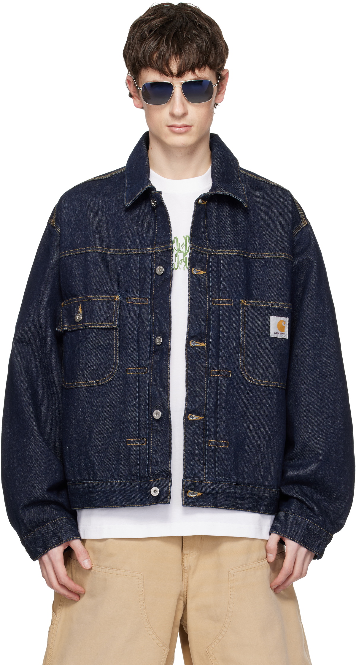 Carhartt Work In Progress Blue Herald Denim Jacket Carhartt WIP