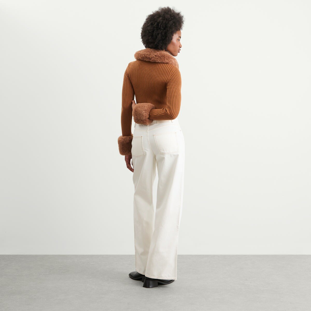 House Of Sunny Women's Peggy Cardigan in Toffee