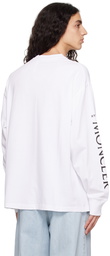 Moncler Genius 4 Moncler HYKE White Print Long Sleeve T-Shirt