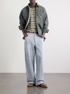 Beams Plus - Striped Cotton-Jersey T-Shirt - Green