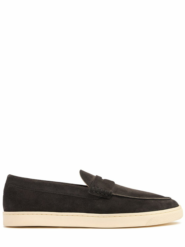 Photo: BRUNELLO CUCINELLI Suede Penny Loafers