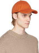 Acne Studios Orange Baseball Cap