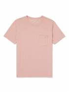 Officine Générale - Slub Cotton-Blend Jersey T-Shirt - Pink
